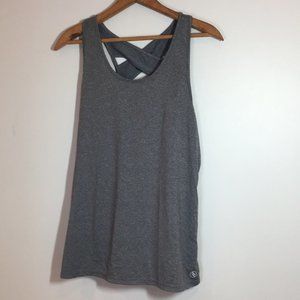 Women’s gray sport active tank top size medium
